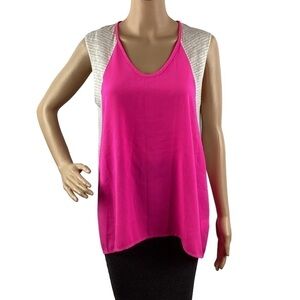 Witchery Top Size M Pink White